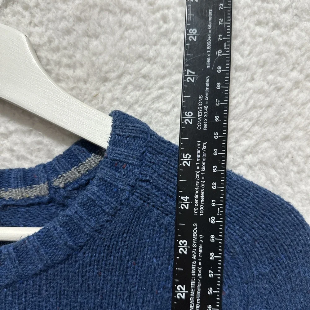American Eagle Outfitters Men's S Blue Athletic Fit Sweater Elbow‎ Patch Logo